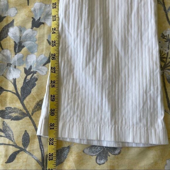 First Kiss White Cotton Pants, Junior Size 7 - Picture 11 of 11